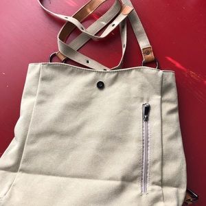 Canvas crossbody bag